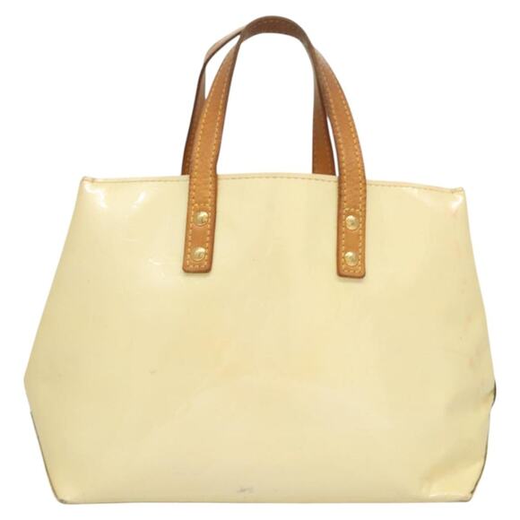 LOUIS VUITTON Monogram Vernis Reade PM Hand Bag Perle M91336 - Picture 3 of 12